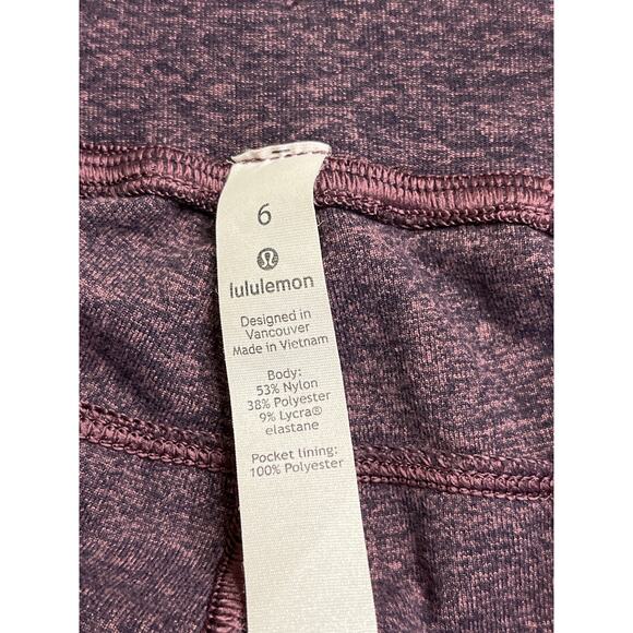 Lululemon Ready To Rulu  Heathered Purple Pant *30" joggers, size 6 - Picture 4 of 15